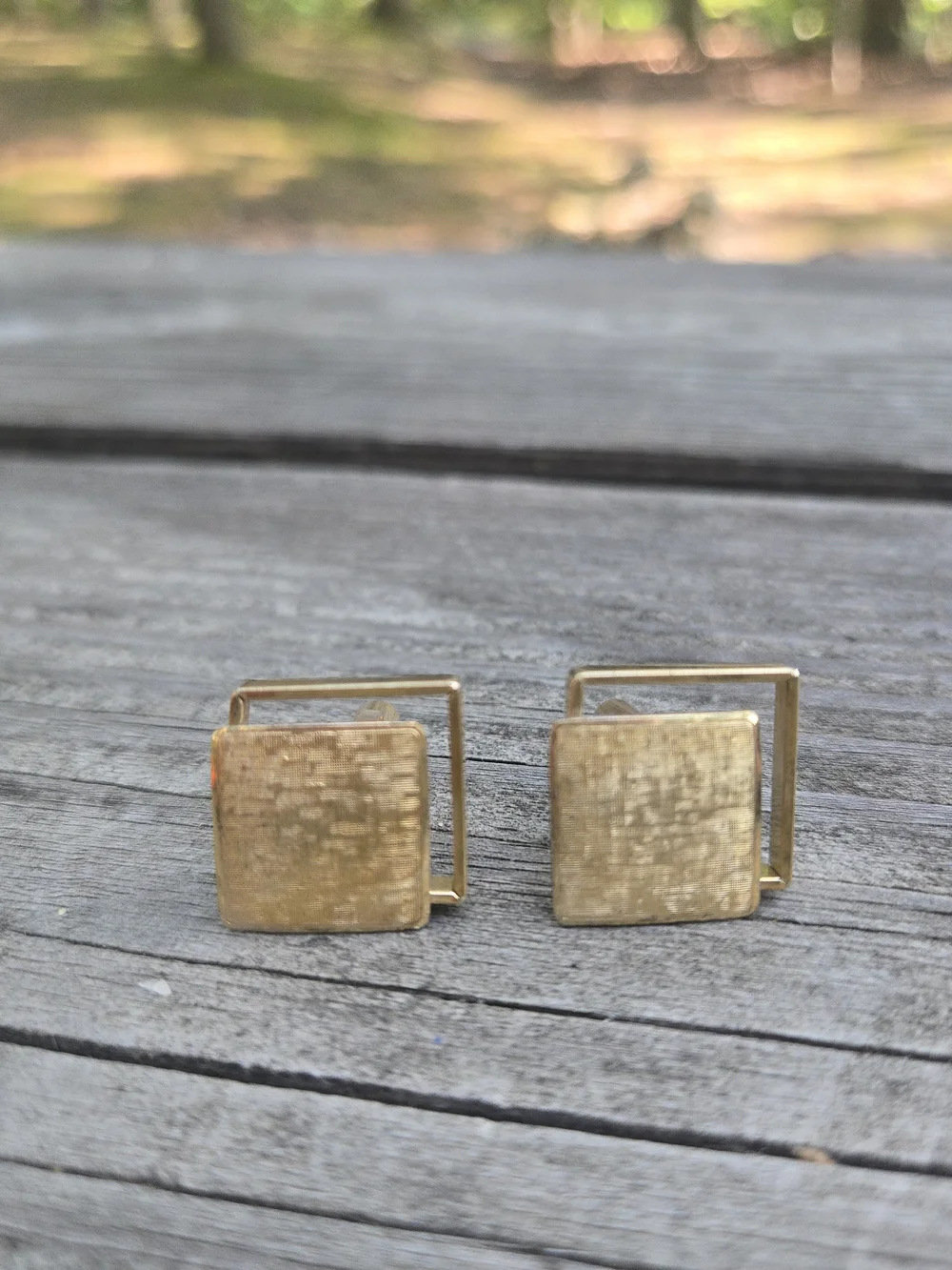 Vintage cufflinks by Krementz unique and great mid-century style